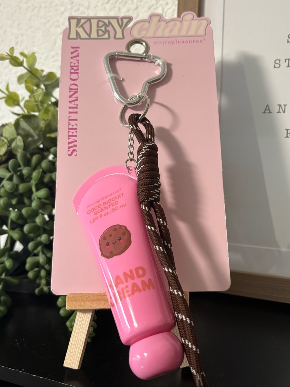 Hand Cream & Paracord Bag Charm / Keychain